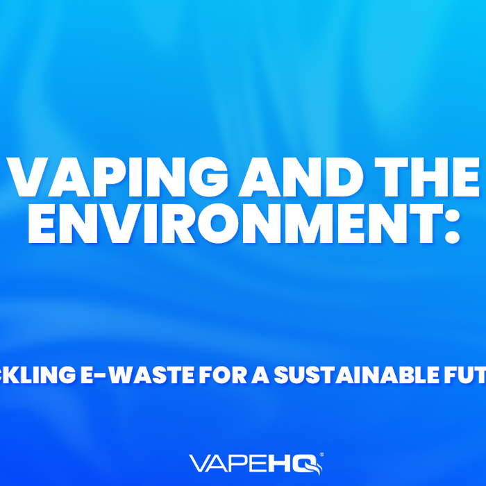 Vaping and the Environment: Tackling E-Waste for a Sustainable Future