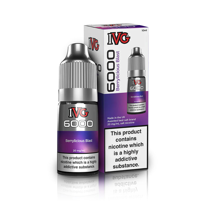 IVG - 6000 Nic Salts - Berrylicious Blast