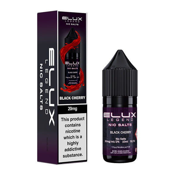 Elux Legend Nic Salts - Black Cherry