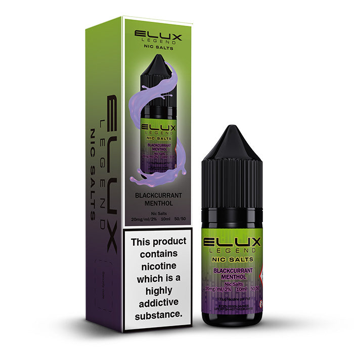 Elux - Legend Nic Salts - Blackcurrant Menthol