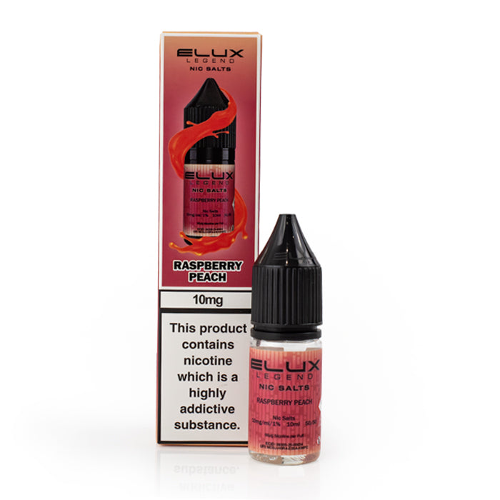 Elux Legends Nic Salts - Raspberry Peach