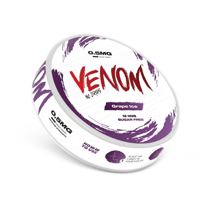Venom - Nic Drops - Grape Ice