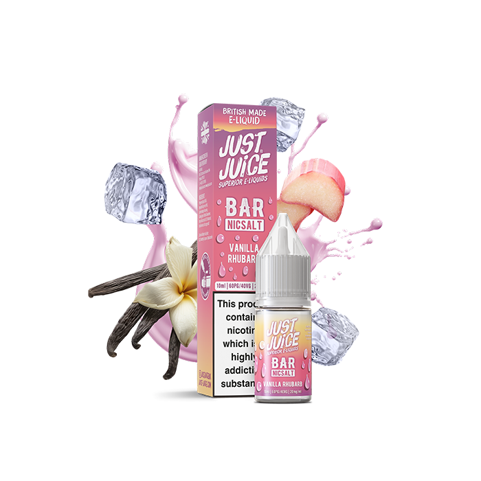 Just Juice - BAR Salts - Vanilla Rhubarb