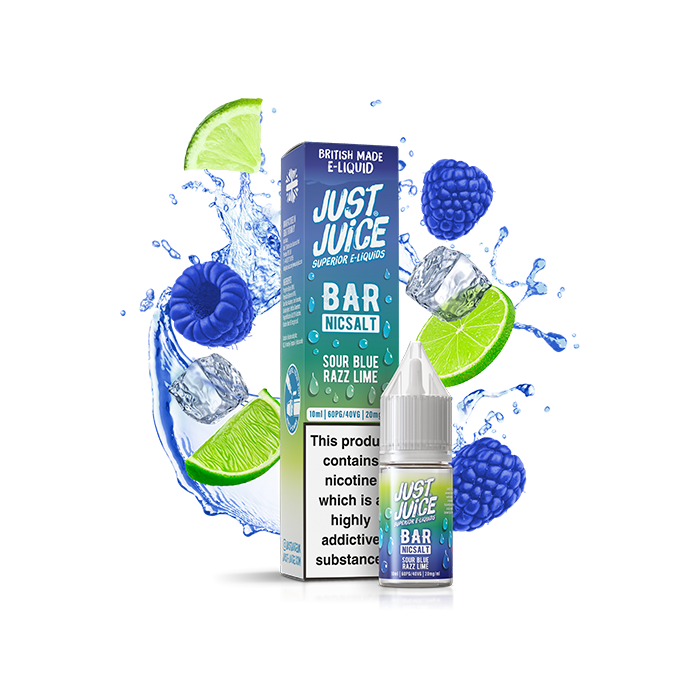 Just Juice - BAR Salts - Sour Blue Razz Lime