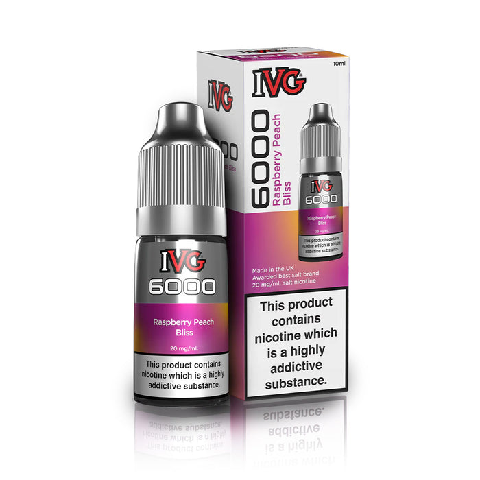 IVG - 6000 Nic Salts - Raspberry Peach Bliss