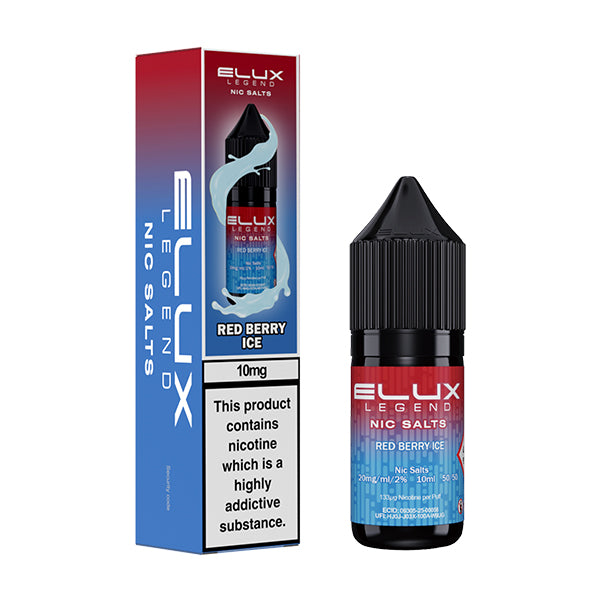 Elux Legends Nic Salts - Red Berry Ice
