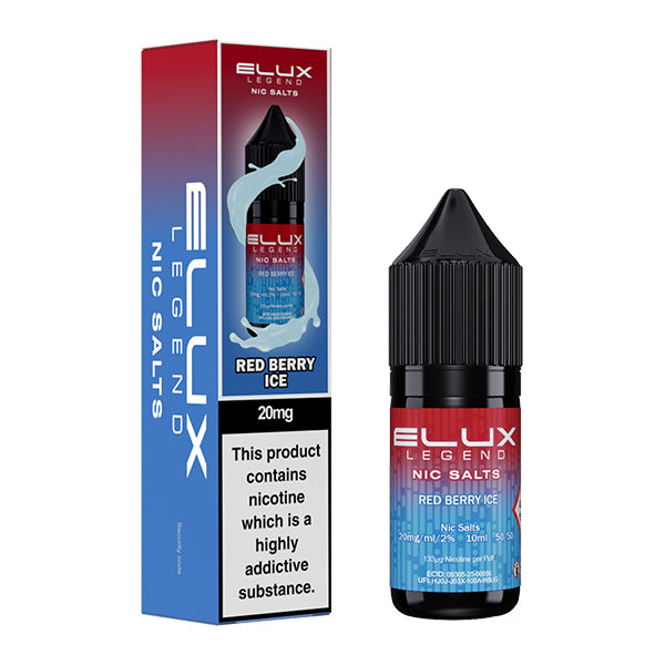 Elux Legends Nic Salts - Red Berry Ice