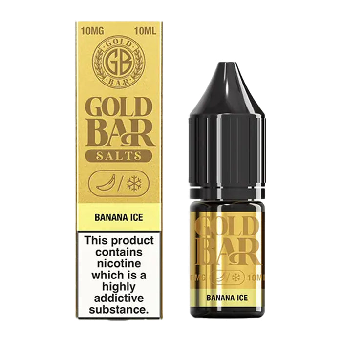 Gold Bar Nic Salts - Banana Ice