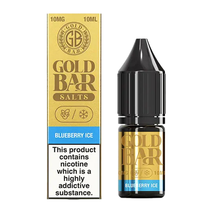 Gold Bar Nic Salts - Blueberry Ice