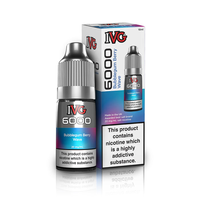 IVG - 6000 Nic Salts - Bubblegum Berry Wave