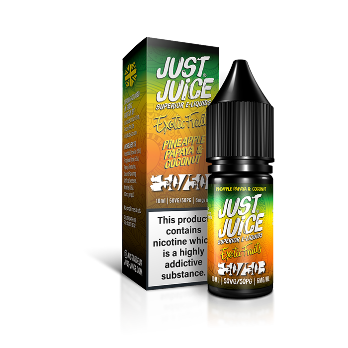 Just Juice - 50-50 Exotic - Pineapple Papaya & Coconut