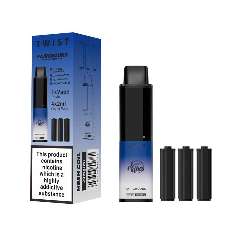 Happy Vibes Twist - Fairground VapeHQ Happy Vibes Twist - Fairground VapeHQ