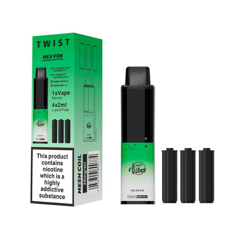 Happy Vibes Twist - Heaven VapeHQ Happy Vibes Twist - Heaven VapeHQ