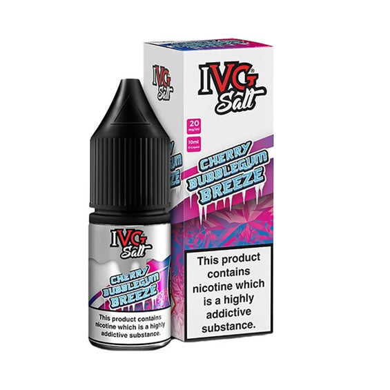 IVG Nic Salt - Cherry Bubblegum Breeze VapeHQ IVG Nic Salt - Cherry Bubblegum Breeze VapeHQ