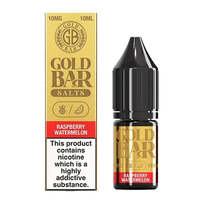 Gold Bar Nic Salts - Raspberry Watermelon