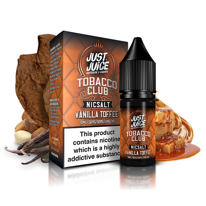 Just Juice - Salt Tobacco Club - Vanilla Toffee