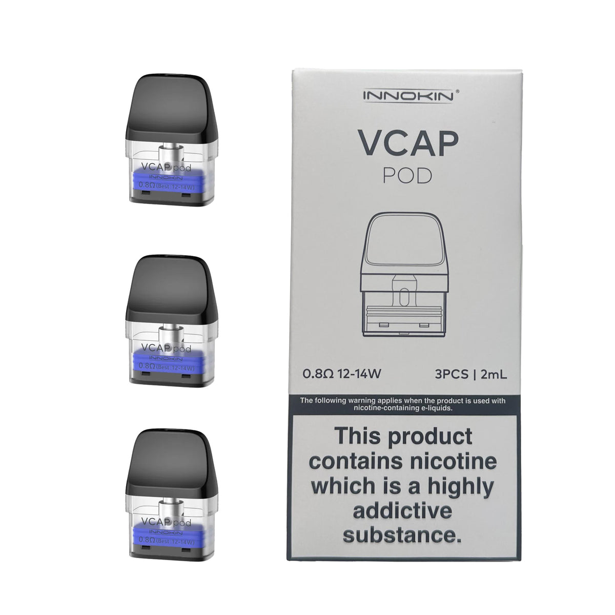 Innokin - VCap Pod 3 Pack | Free Next-Day Delivery — VapeHQ