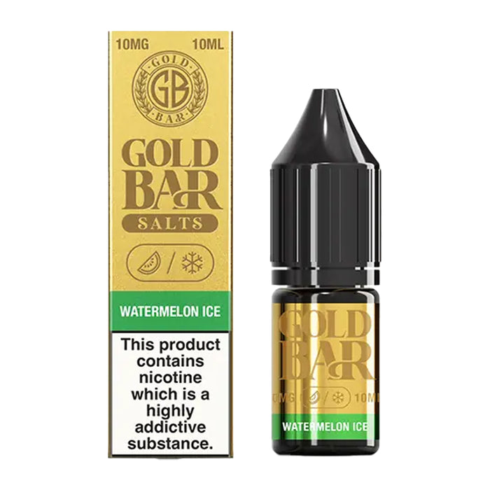 Gold Bar Nic Salts - Watermelon Ice