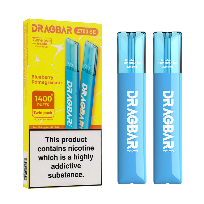 ZoVoo - Drag Bar Z700 SE - Blueberry Pomegranate (Twin Pack) VapeHQ ZoVoo - Drag Bar Z700 SE - Blueberry Pomegranate (Twin Pack) VapeHQ