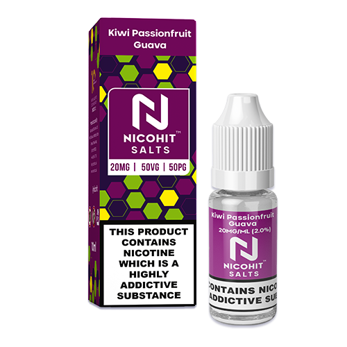 Nicohit Salts - Kiwi Passionfruit Guava  VapeHQ